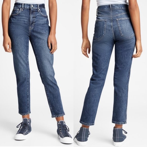 Gap denim high rise cigarette jeans size 25 - Picture 1 of 5